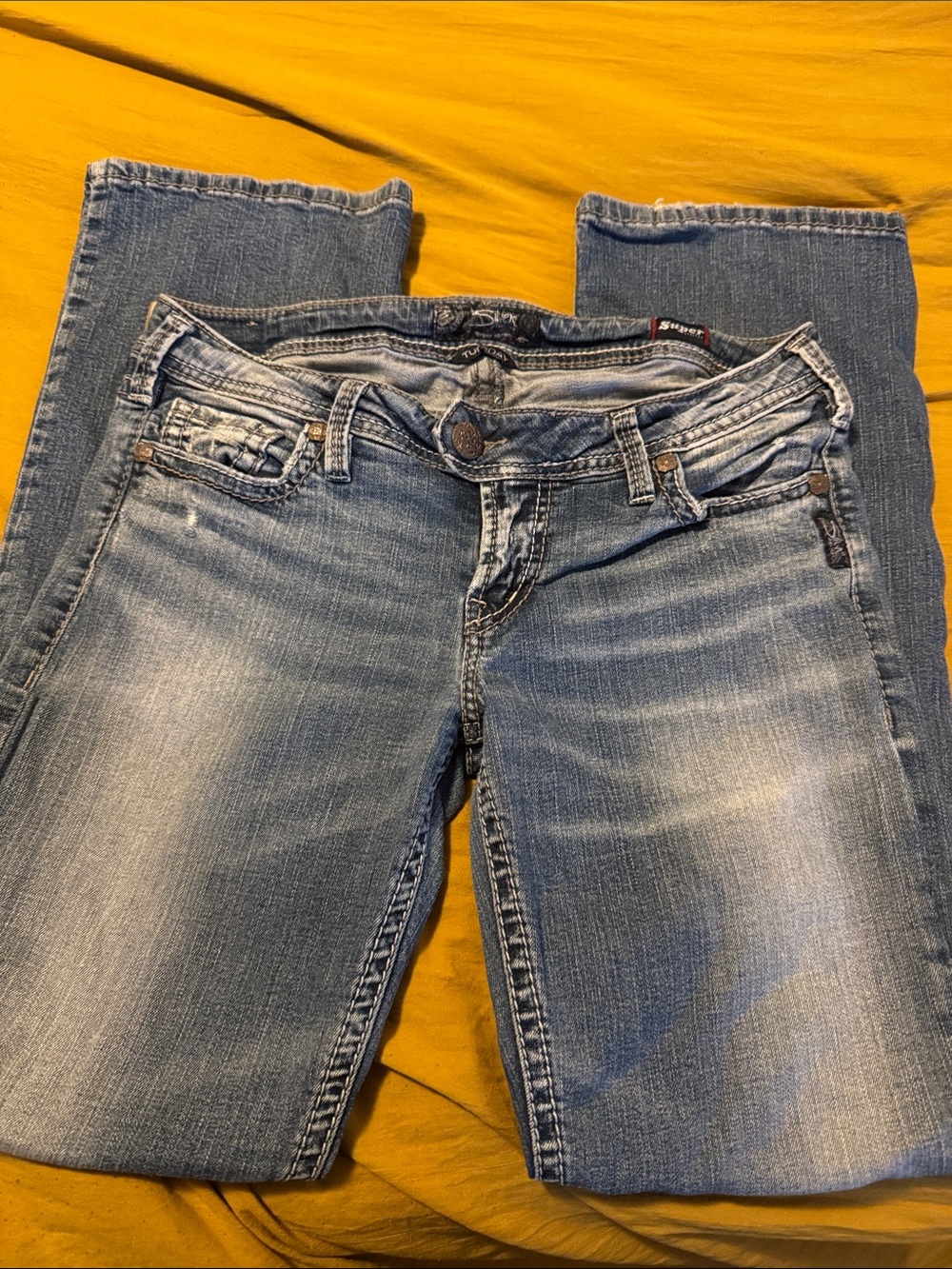 Women’s Tuesday Low Slim Bootcut Silver Jeans
